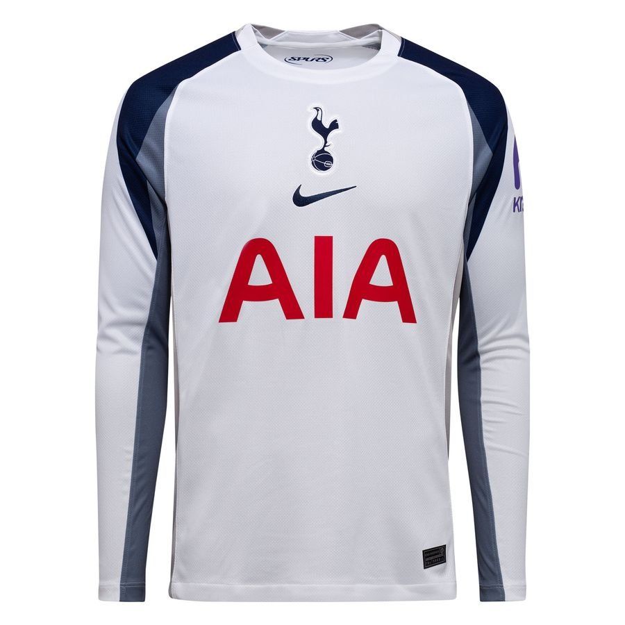 Tottenham Home Shirt 2025/26 Long Sleeves In Multiple Adult Sizes