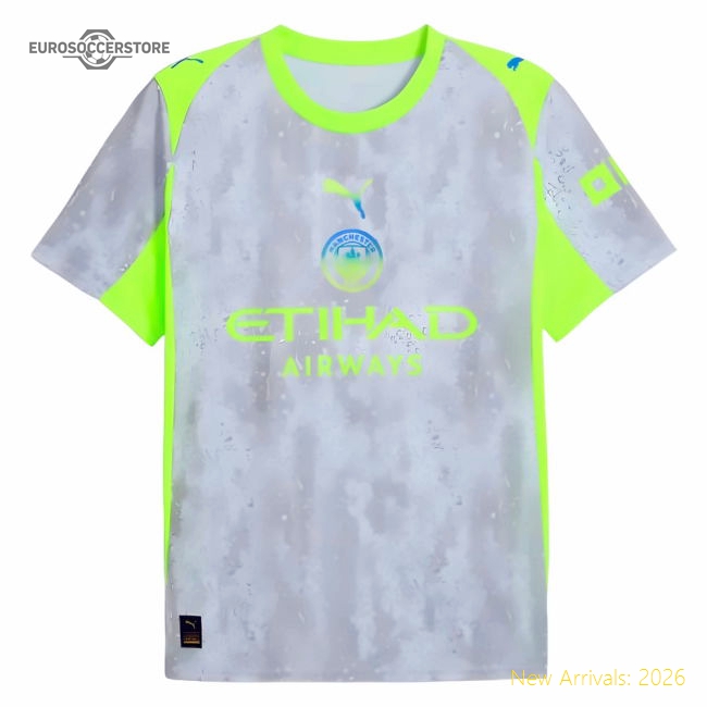 Premium 2025-2026 Man Authentic City Third Shirt De Bruyne 17