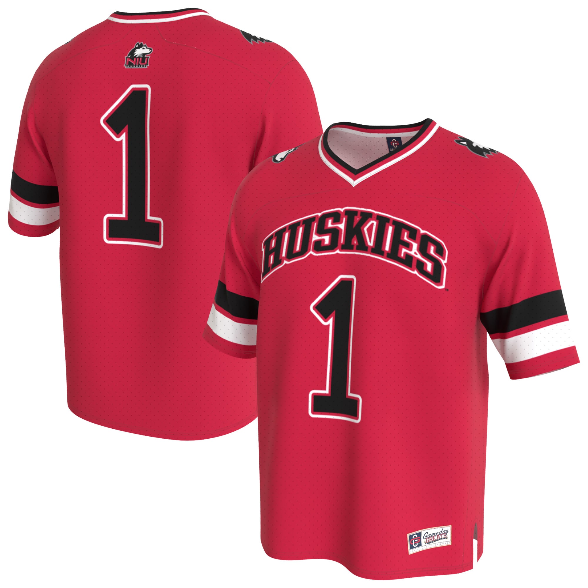 Northern Illinois Huskies GameDay Greats Youth Lightweight Collegiate Football Fashion Jersey - Cardinal