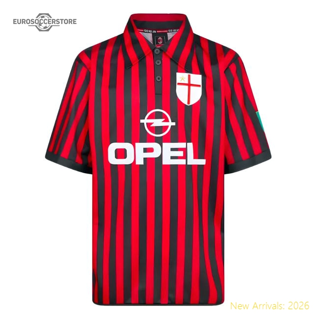 Ac Milan 2000 Centenary Retro Football Shirt - Unbeatable Value