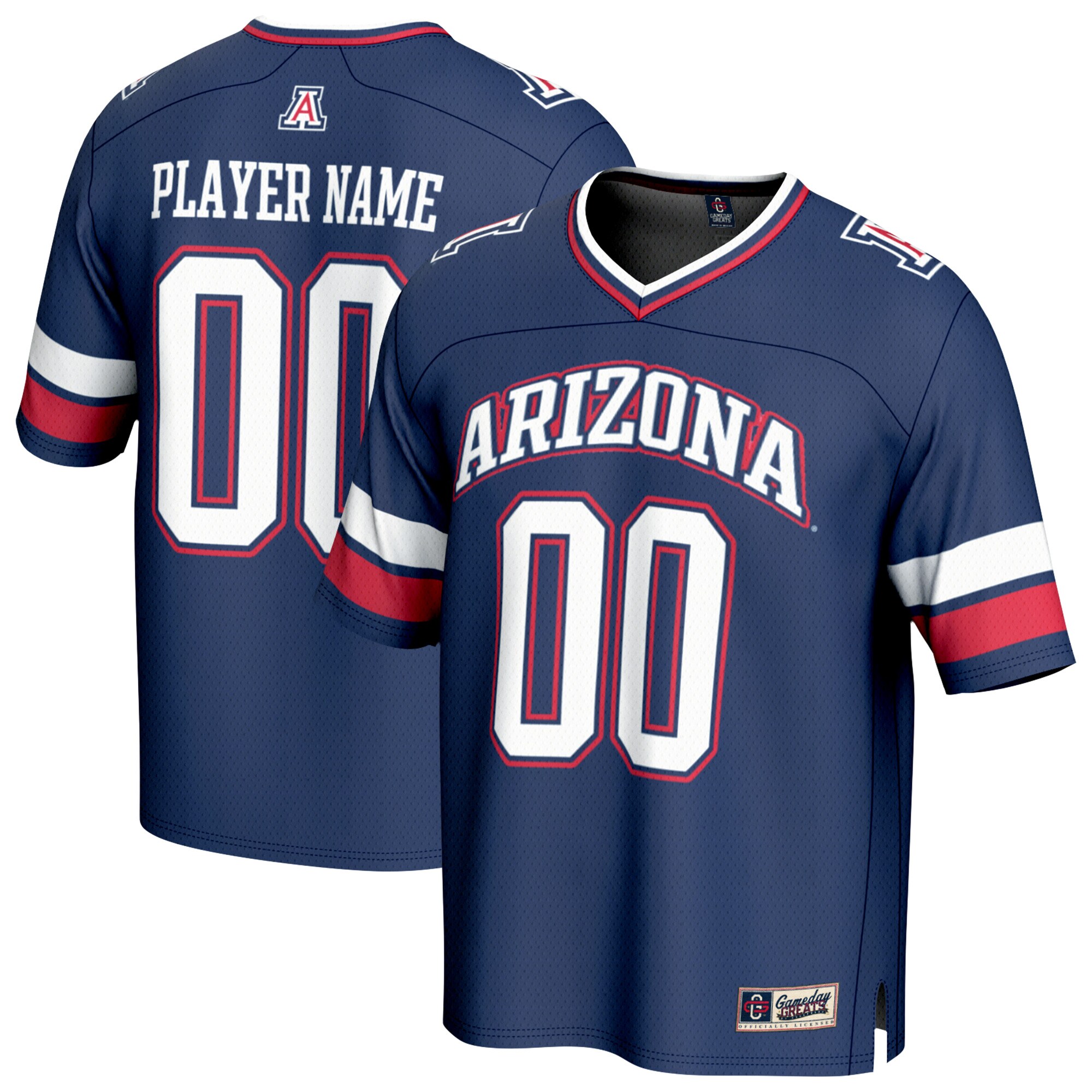 Arizona Wildcats GameDay Greats Youth NIL Pick-A-Player Lightweight Collegiate Football Fashion Jersey - Navy