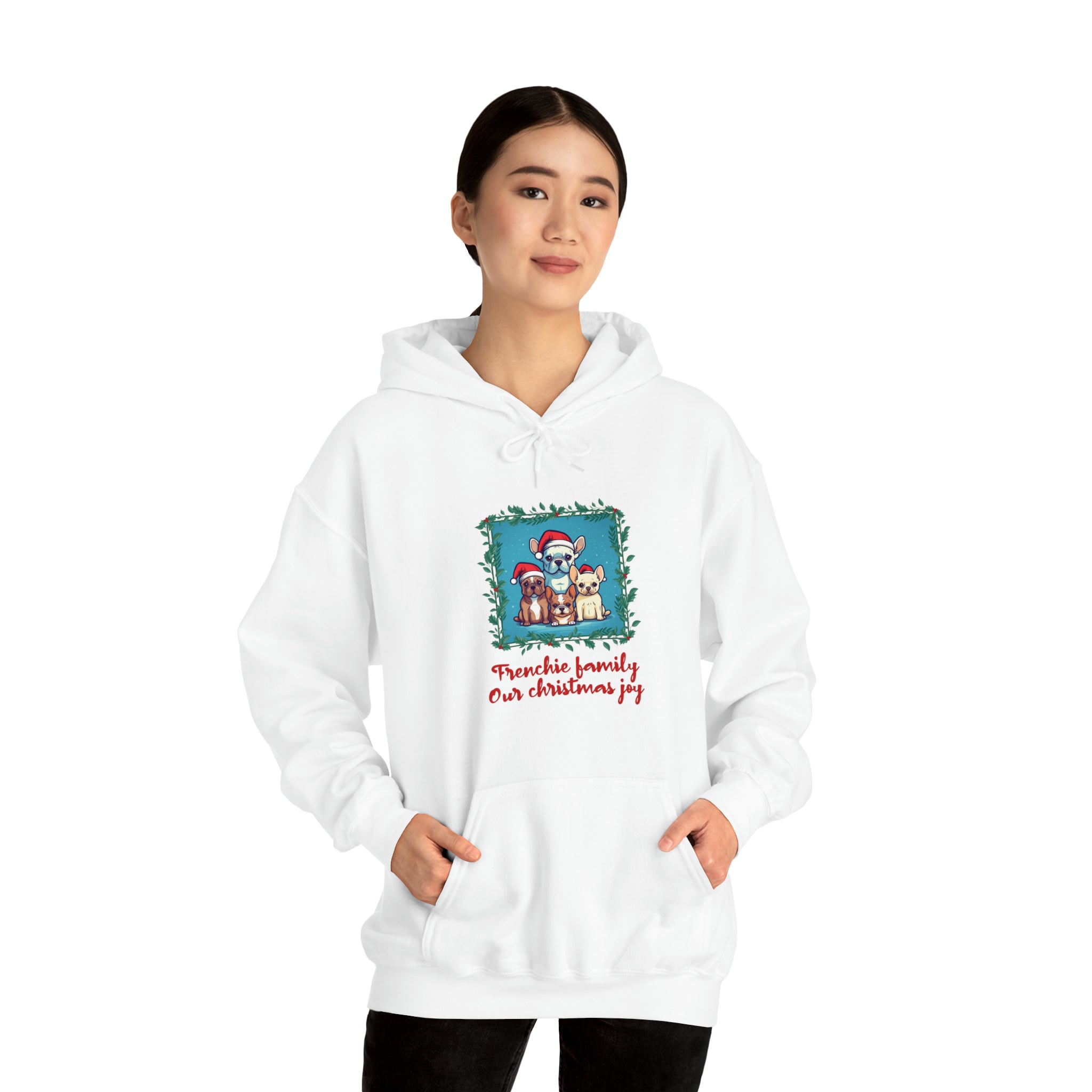 Frenchie-Fan Frenchie Family Unisex Hoodie for French Bulldog Lovers