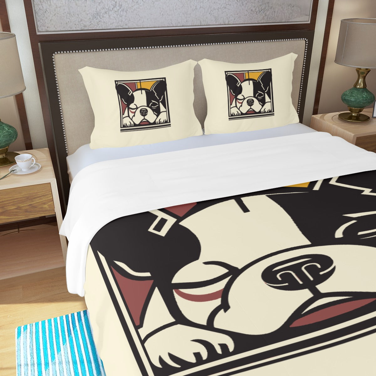 French Bulldog Belle- - Comfortable Bedding Set Outdoor Use