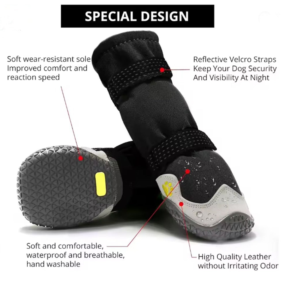 Bulldog Shoes – Natural Rubber Anti-slip Paw Protectors Paw Protection