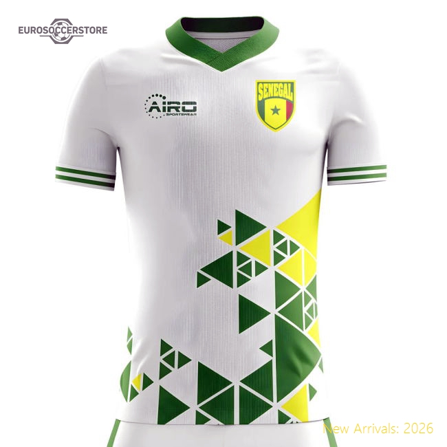 2025-2026 Senegal Home Fan Version Womens Shirt For Match Day