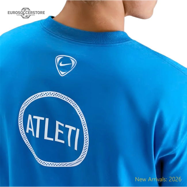 Luxury 2025-2026 Atletico Madrid Total 90 Football T-shirt (blue)