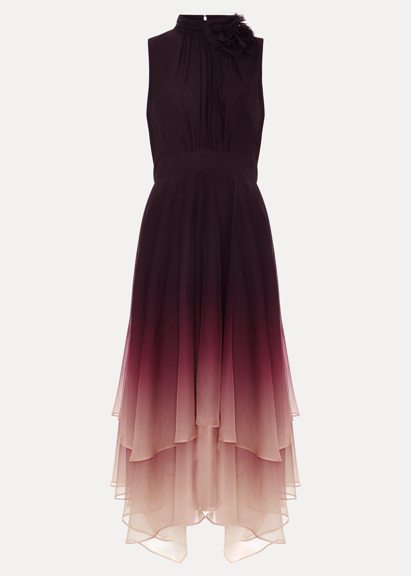 Maybel Ombre Corsage Chiffon Dres