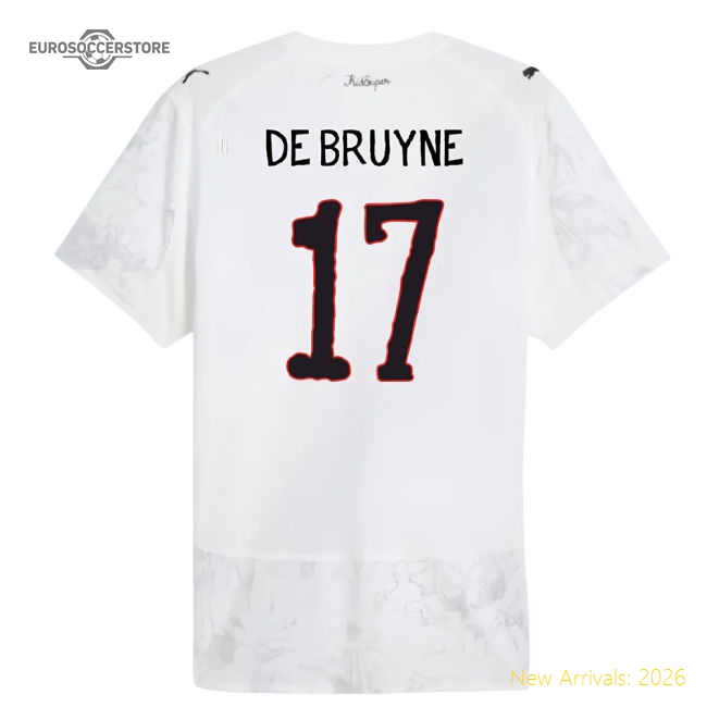 Manchester City 2024-25 Fan Version For Kids Bruyne Match Day Shirt