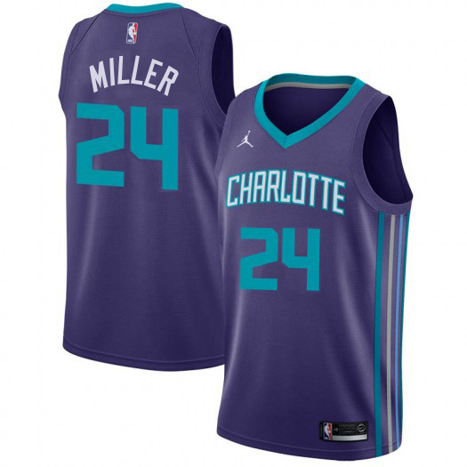 Nets Purple Nike Hornets #24 Nike Jersey - Reasonably Priced