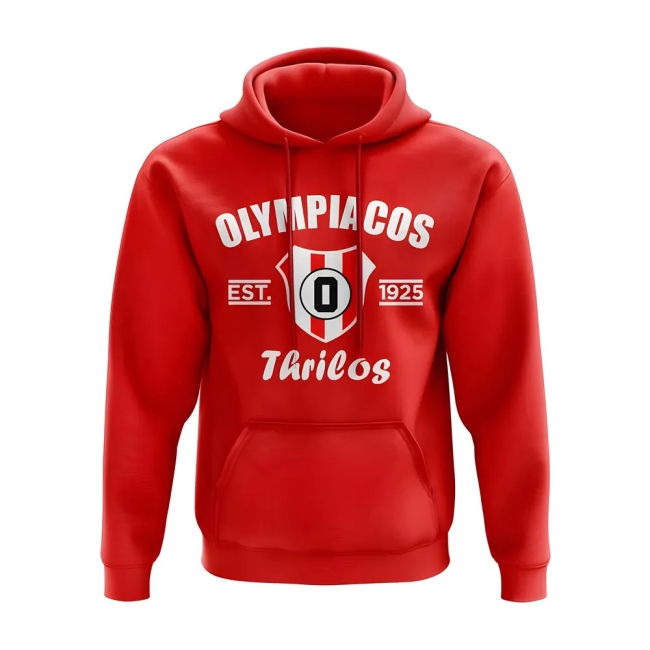 Olympiakos Established Hoody Vibrant Red Match Replica Supporter Version