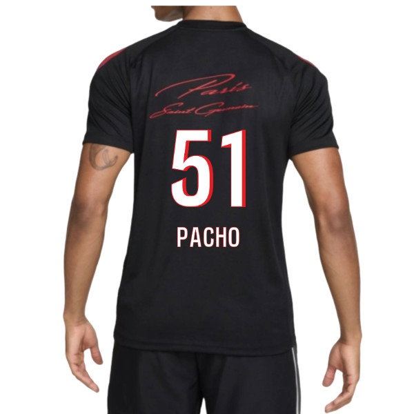 [HP] 2026-2027 PSG Strike Training Shirt (Black) (Pacho 51)