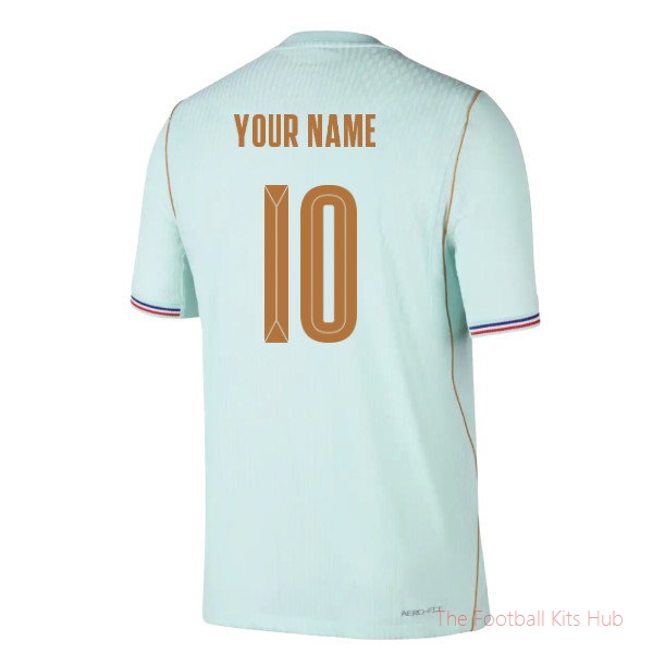 France National Team 2026 2027 Away Match Authentic Aero Fit Shirt (Your Name)
