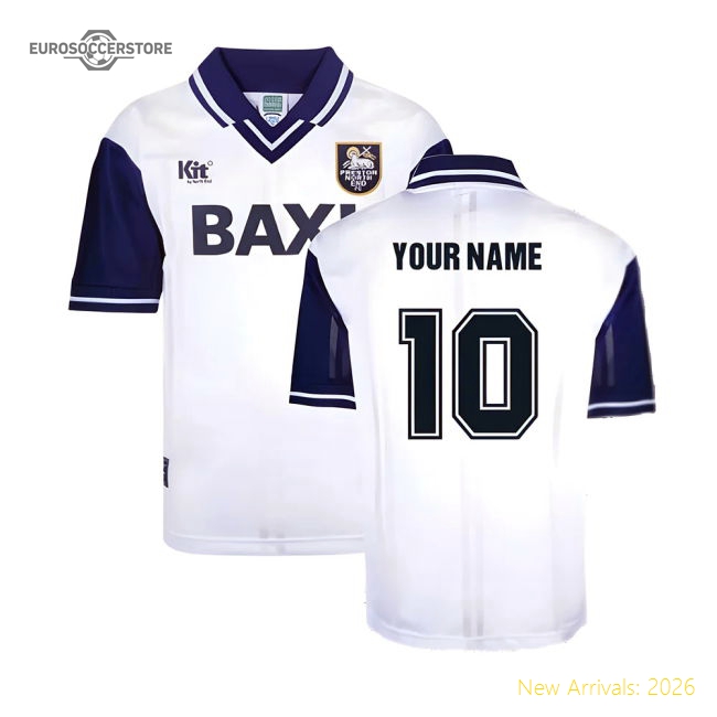 Elite Preston North End 1996 Home Retro Football Shirt (your Name)