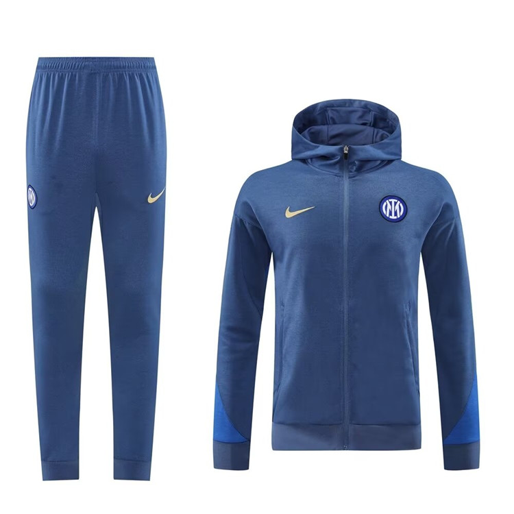 2425 Inter Milan Jacket Hoodie - Grey - Official Replica 7716