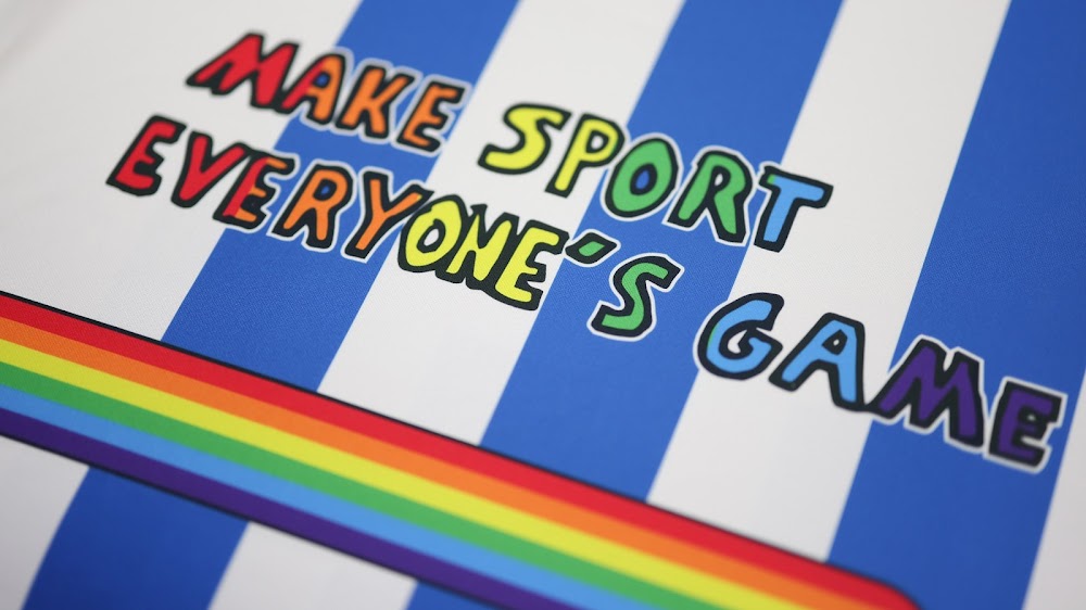 BrightonHove Albion 2425 Rainbow Laces Soccer Jersey Football Shirt -