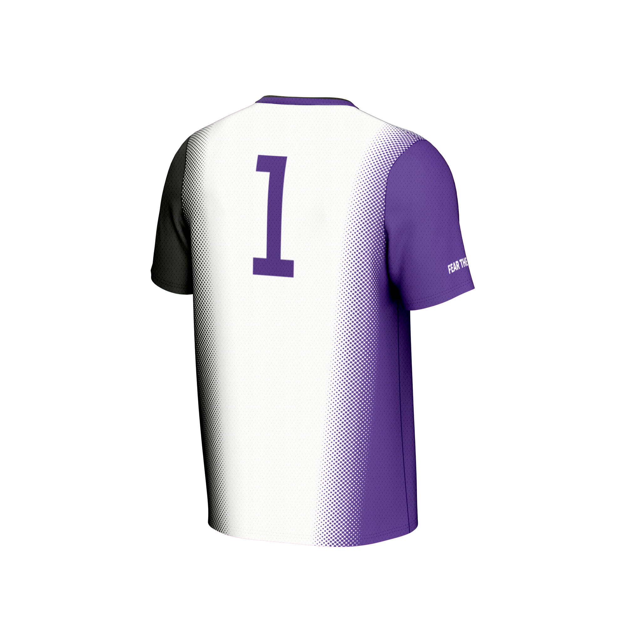 [ESK] TCU Horned Frogs GameDay Greats Unisex Lightweight Soccer Fashion Jersey - White