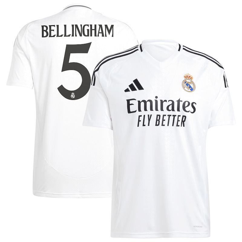High-Quality Real Madrid Men's 2024 Replica Player Jersey - Authentic...