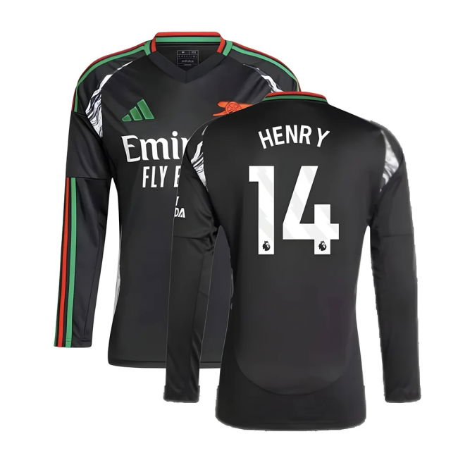 2024-2025 Arsenal Away Long Sleeve Shirt (Henry 14)