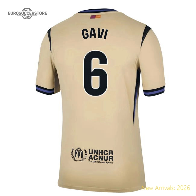 Match-Day Fan-Favorite 2025-2026 Barcelona Away Shirt (Gavi 6)