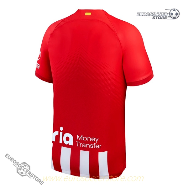 23-24 Season Atletico Madrid Home Football Jersey Sponsored by RIYADH AIR