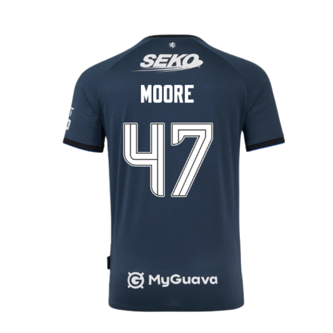 Professional 2025-2026 Rangers Third Third Moore 47 With Classic