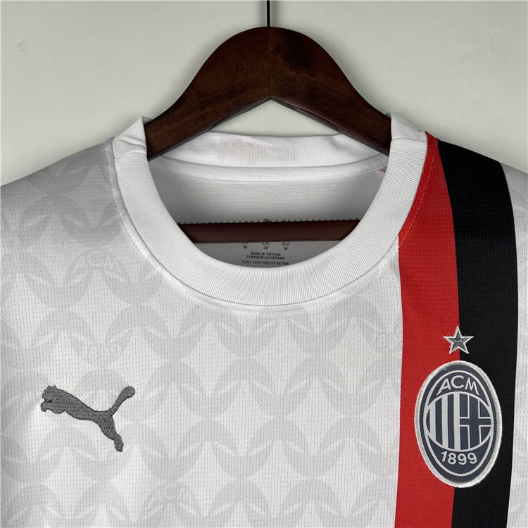 AC Milan 2324 Away White Soccer Jersey Football Shirt - Official