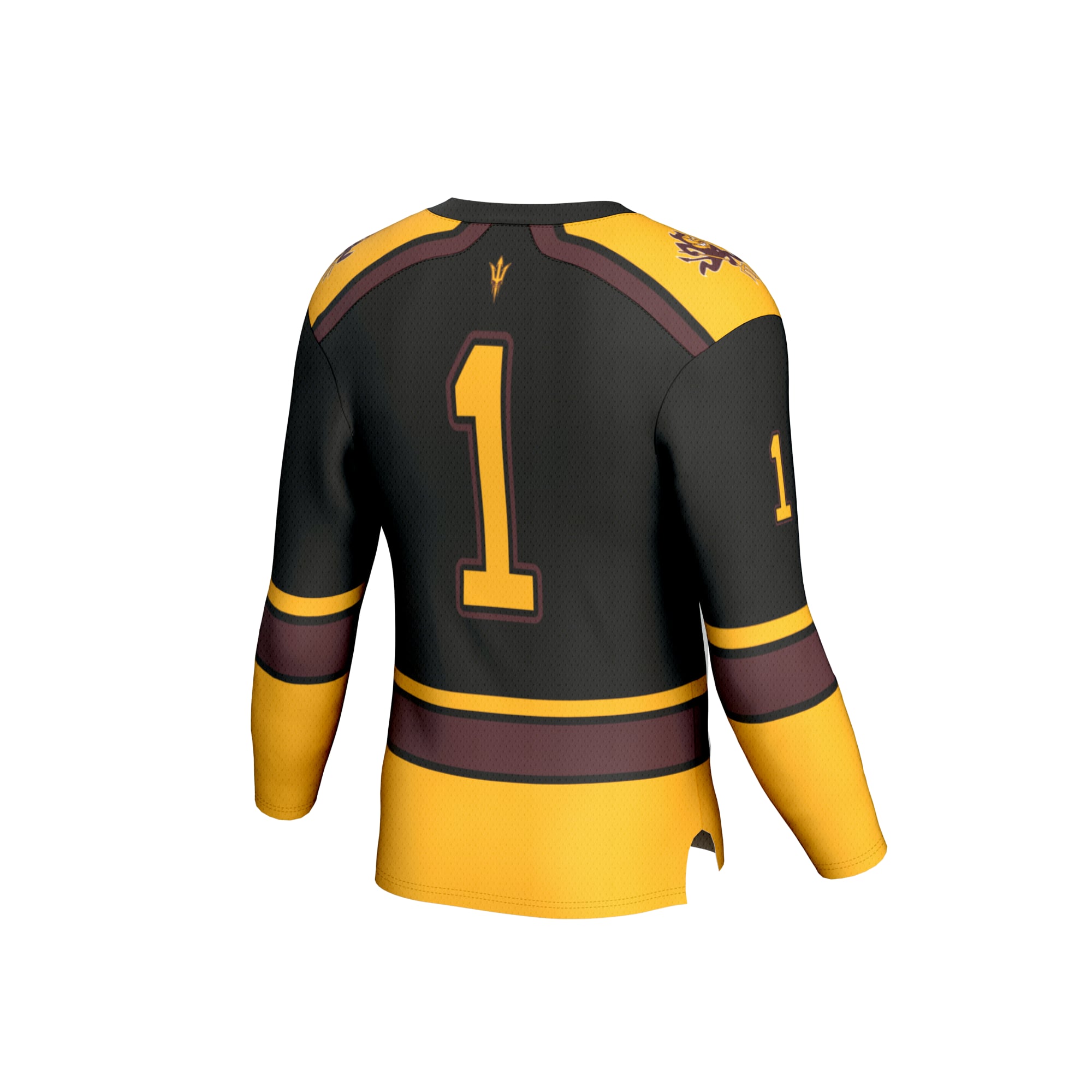 Arizona State Sun Devils GameDay Greats Unisex Lightweight Hockey Fashion Jersey - Black