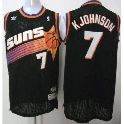 Black Phoenix Suns #7 Suns Jersey - Fabric Basketball Jersey