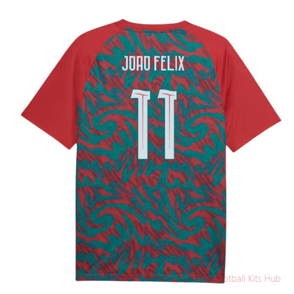 [SD] 2026/27 Portugal Warm Up Jersey (Red) (Joao Felix 11)