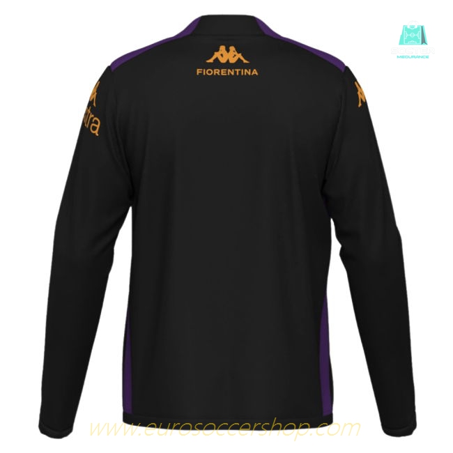 2024-2025 Fiorentina 1/4 Zip Training Top (Black)