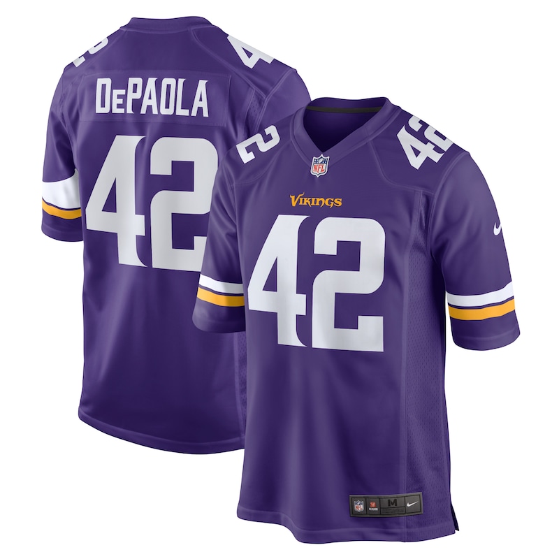 None Andrew DePaola MIN Vikings Bold Budget-Friendly Jersey Football A