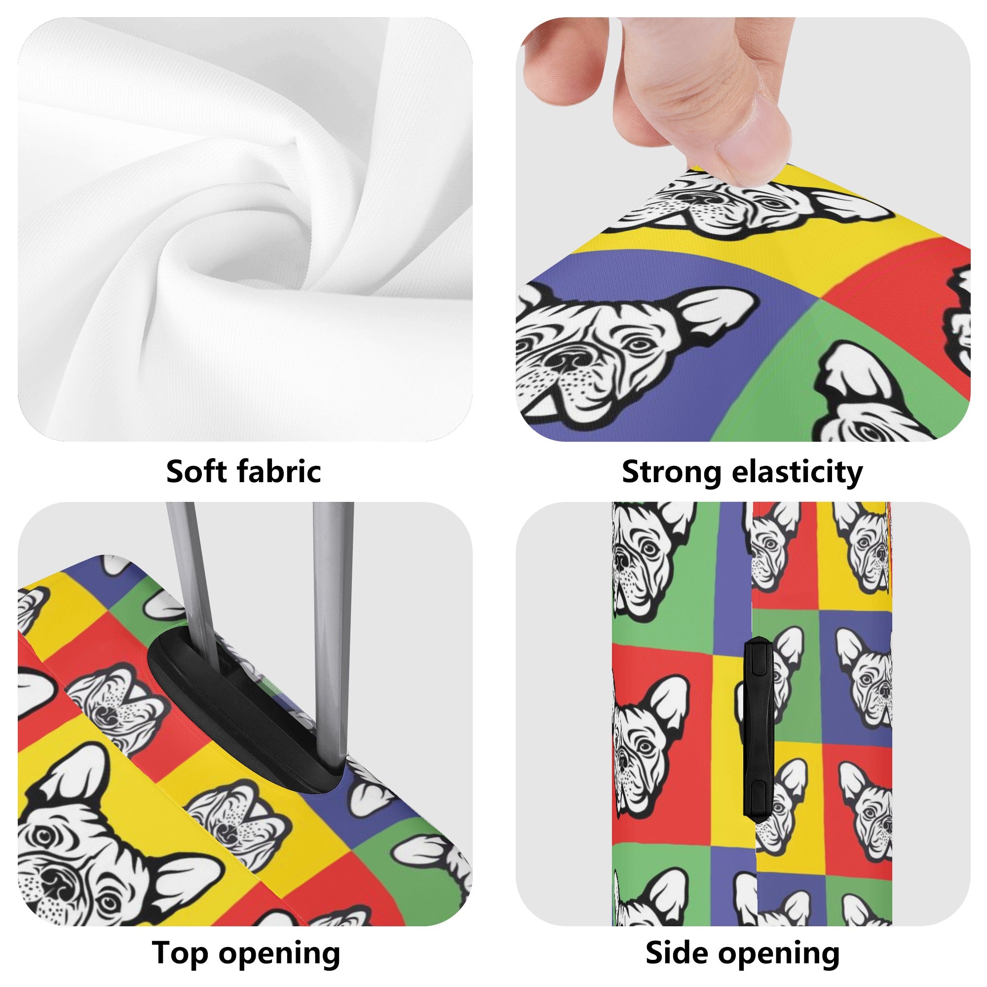 French Bulldog Bella Luggage Cover Useful Frenchie Gear