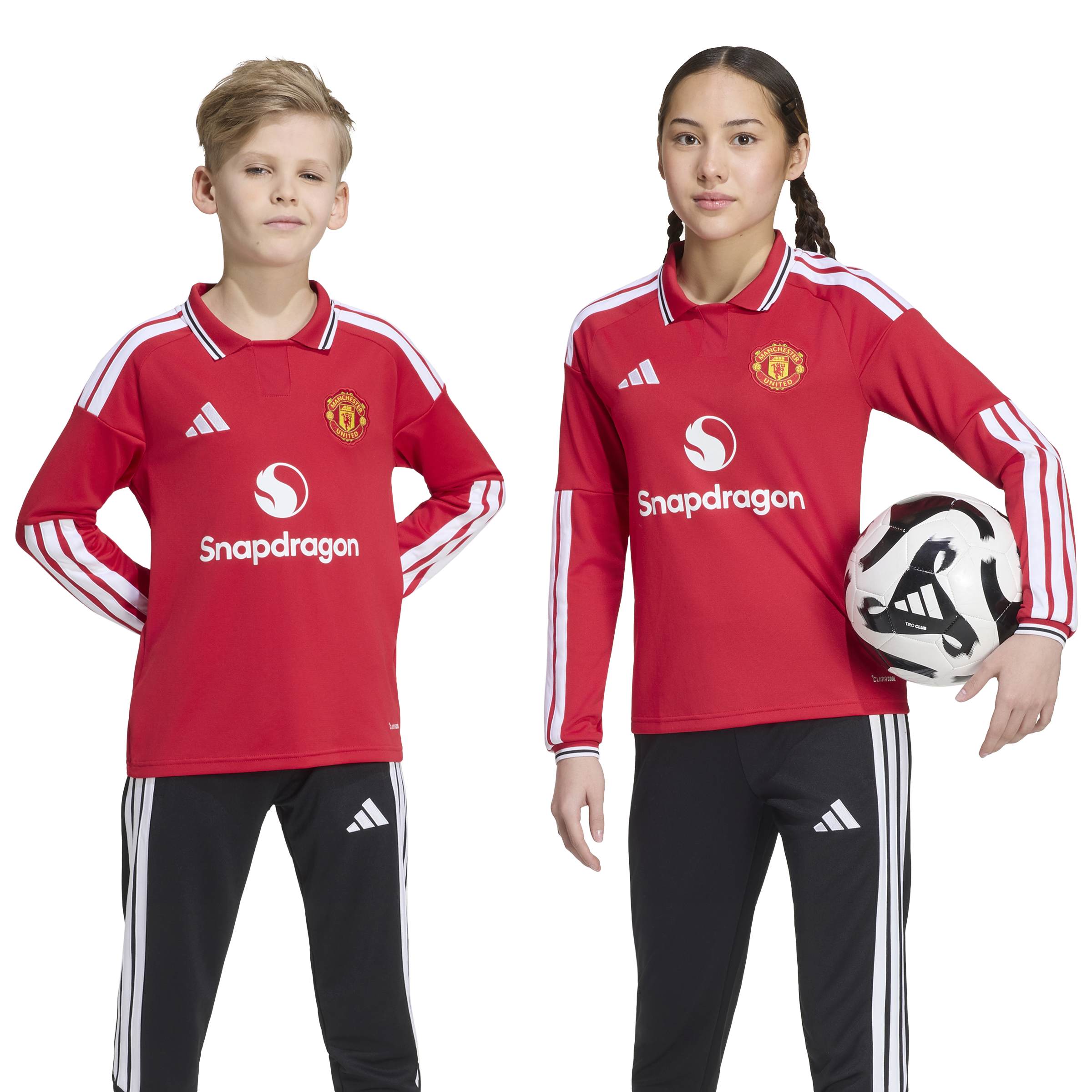 [SJH] Manchester United Youth 2026/27 Home Replica Long Sleeve Jersey - Red