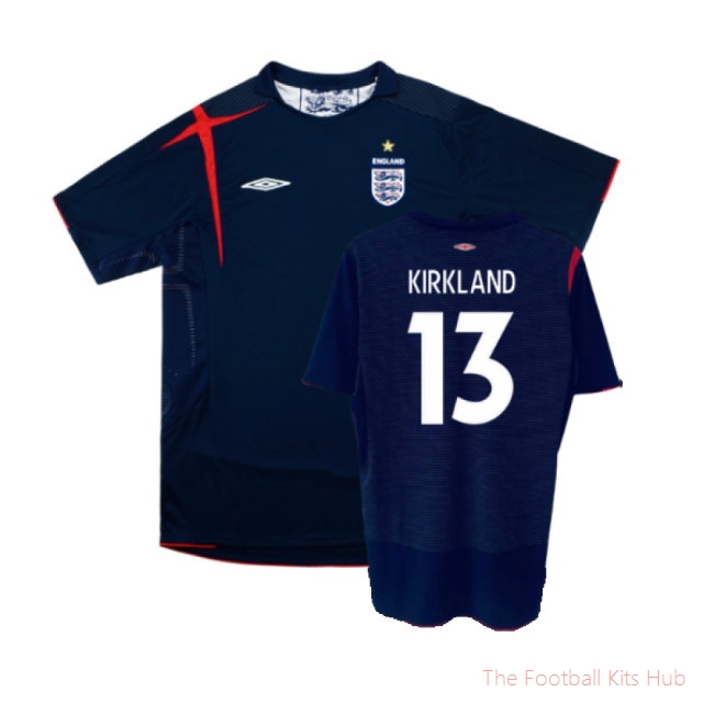 England 2005-07 GK Home Shirt (XL) (Excellent) (Kirkland 13)