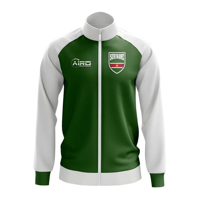 Performance-Driven Match-Ready Suriname Concept Football Track Jacket