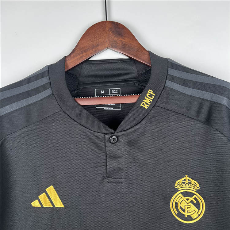 Real Madrid 2324 Third Black Soccer Jersey Football Shirt - Official
