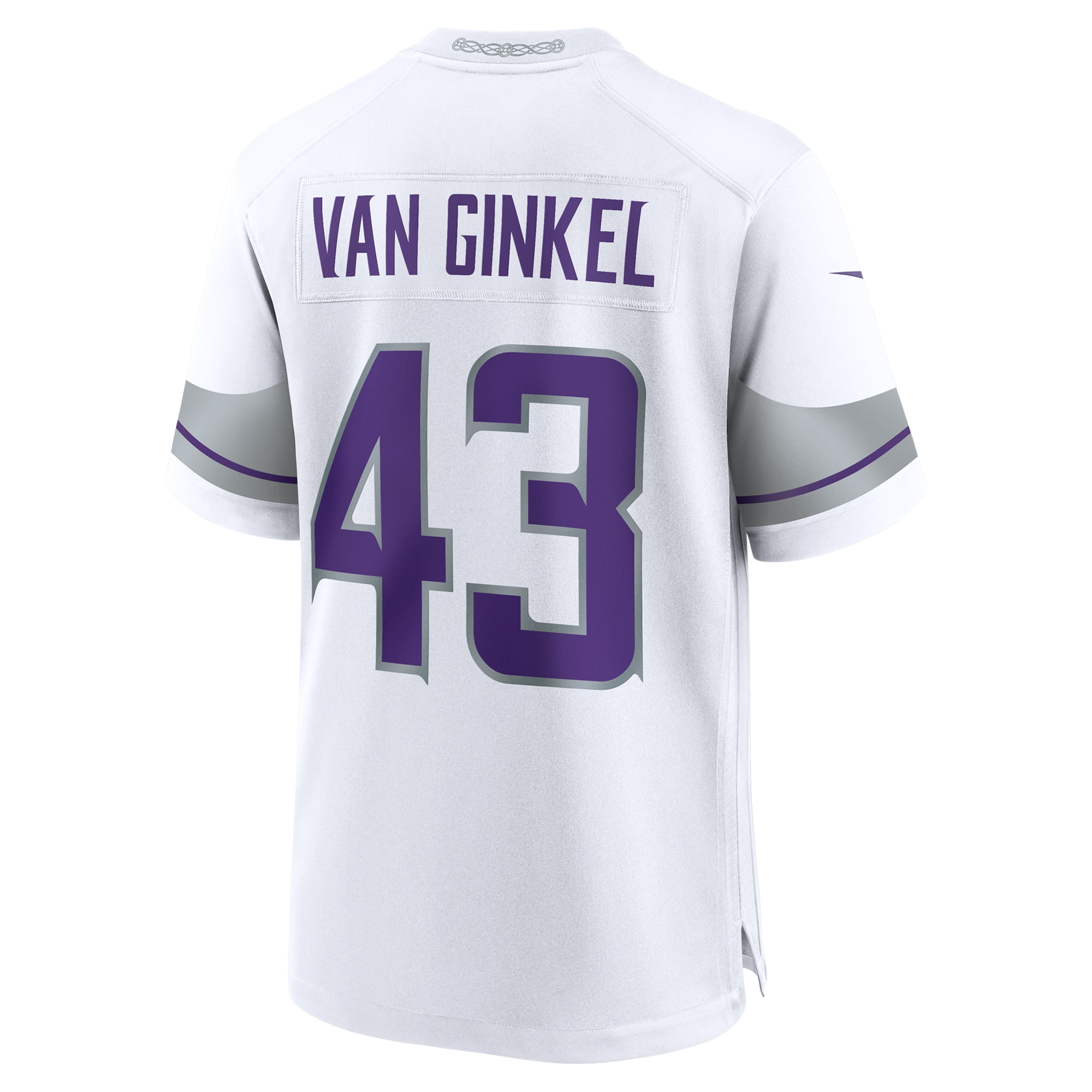 [SJH] Andrew Van Ginkel Minnesota Vikings Alternate Game Jersey - White