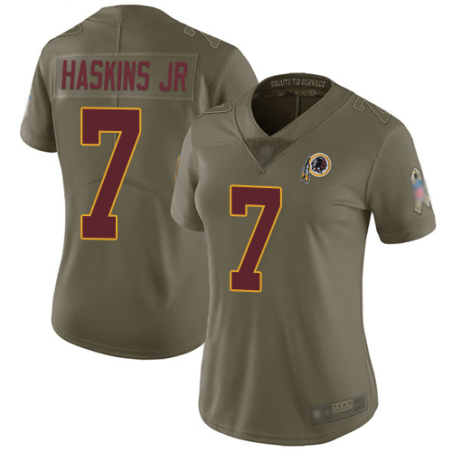 NFL W R Redskins #7 Dwayne Haskins Red Limited Jersey --v10