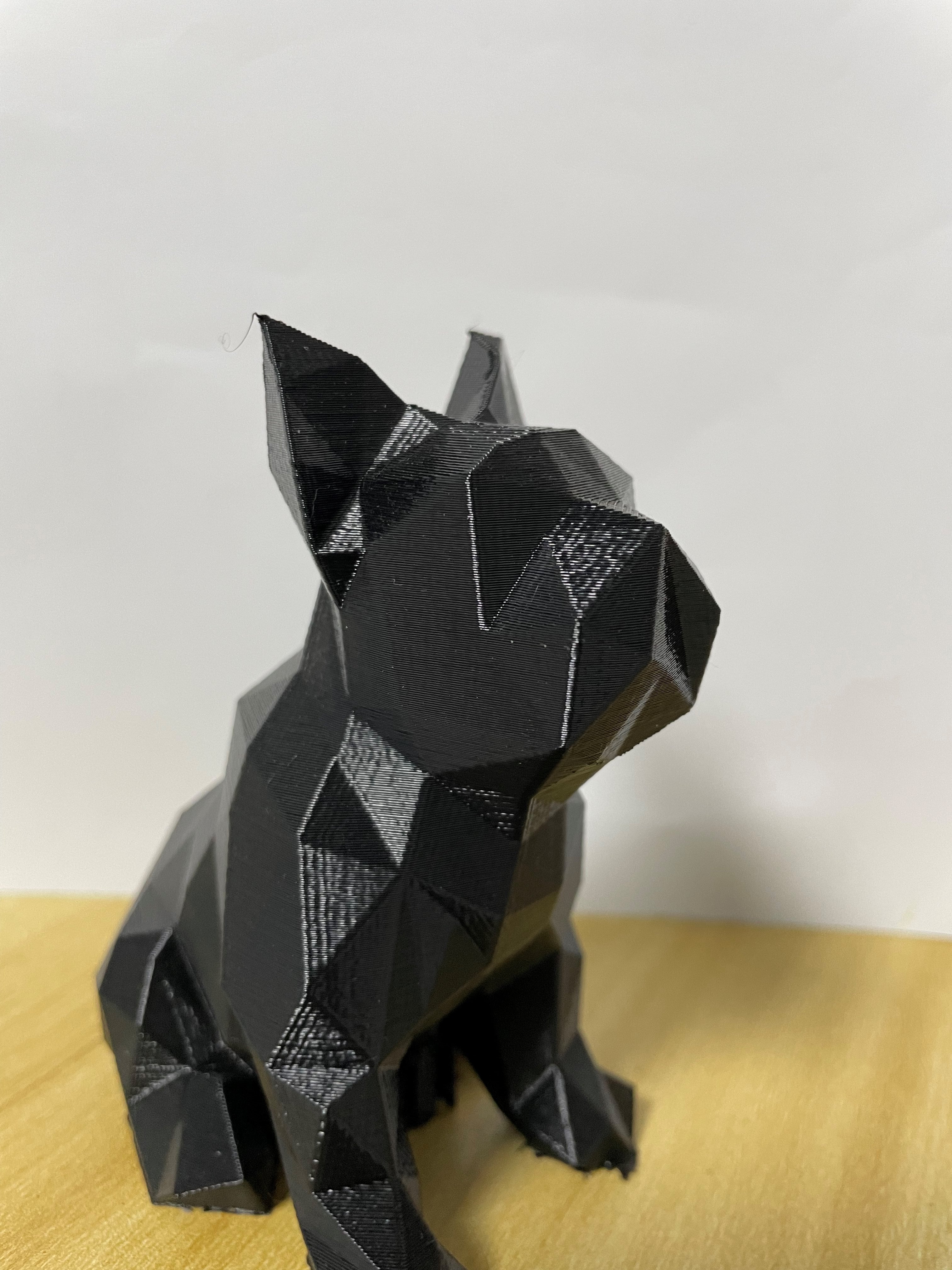 Comfortable Frenchie 3d Printed Abstract Sculpture Unique Home Decor ...