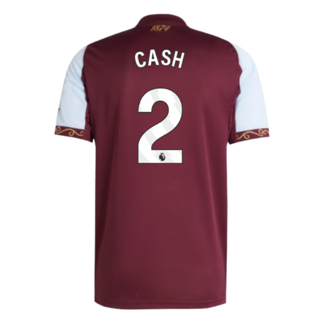 Top Grade 2025-2026 Aston Villa Home With Retro Design - Champions