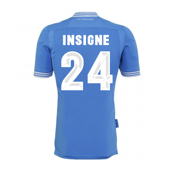 13-14 Napoli 24 Insigne Home Jersey Shirt - Official Replica 2195