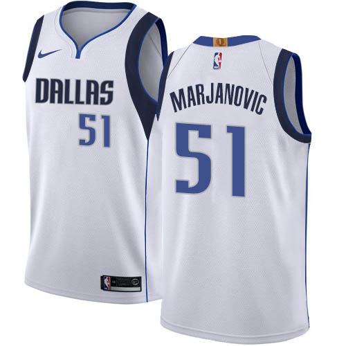 Mavericks White Dallas Mavericks #51 Nike Jersey - On Sale Basketball Jersey