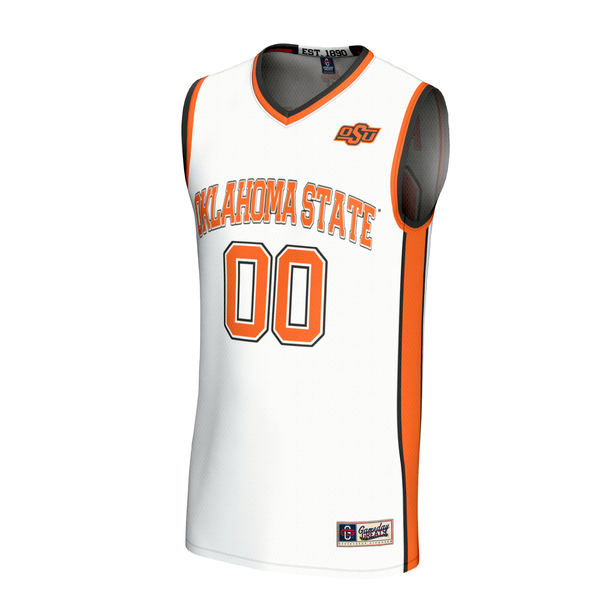 [NJP] Oklahoma State Cowboys GameDay Greats Youth Lightweight Collegiate Men's Basketball NIL Pick-A-Player Fashion Jersey - White