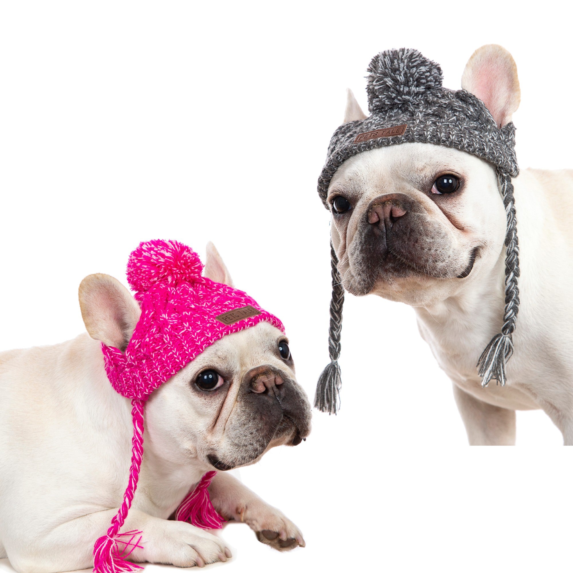 CozyCouture Frenchie Knitted Soft Winter Hat
