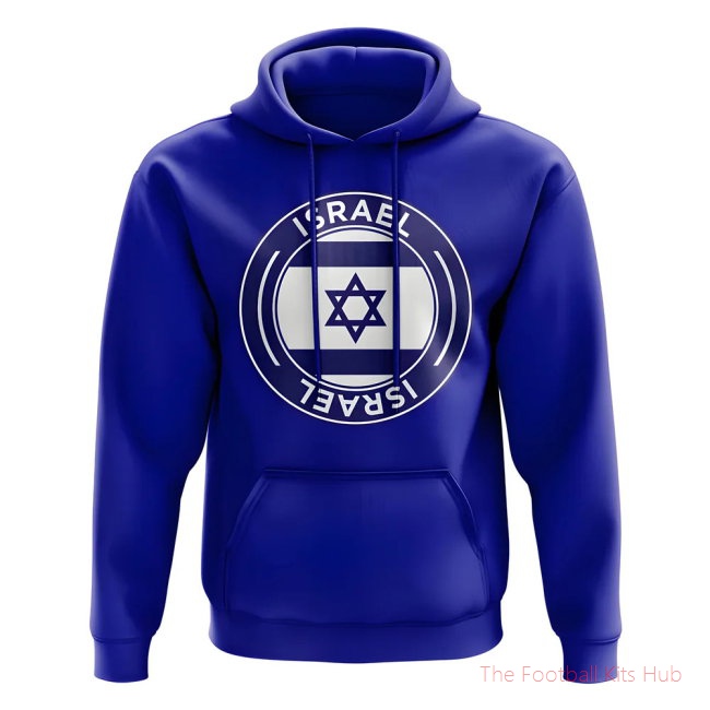 Men Israel Football Badge Hoodie (Royal)