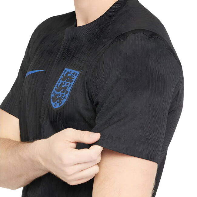 Advantages 2025-2026 England WEC Authentic Away Shirt (Black) - Mens Slim Fitting