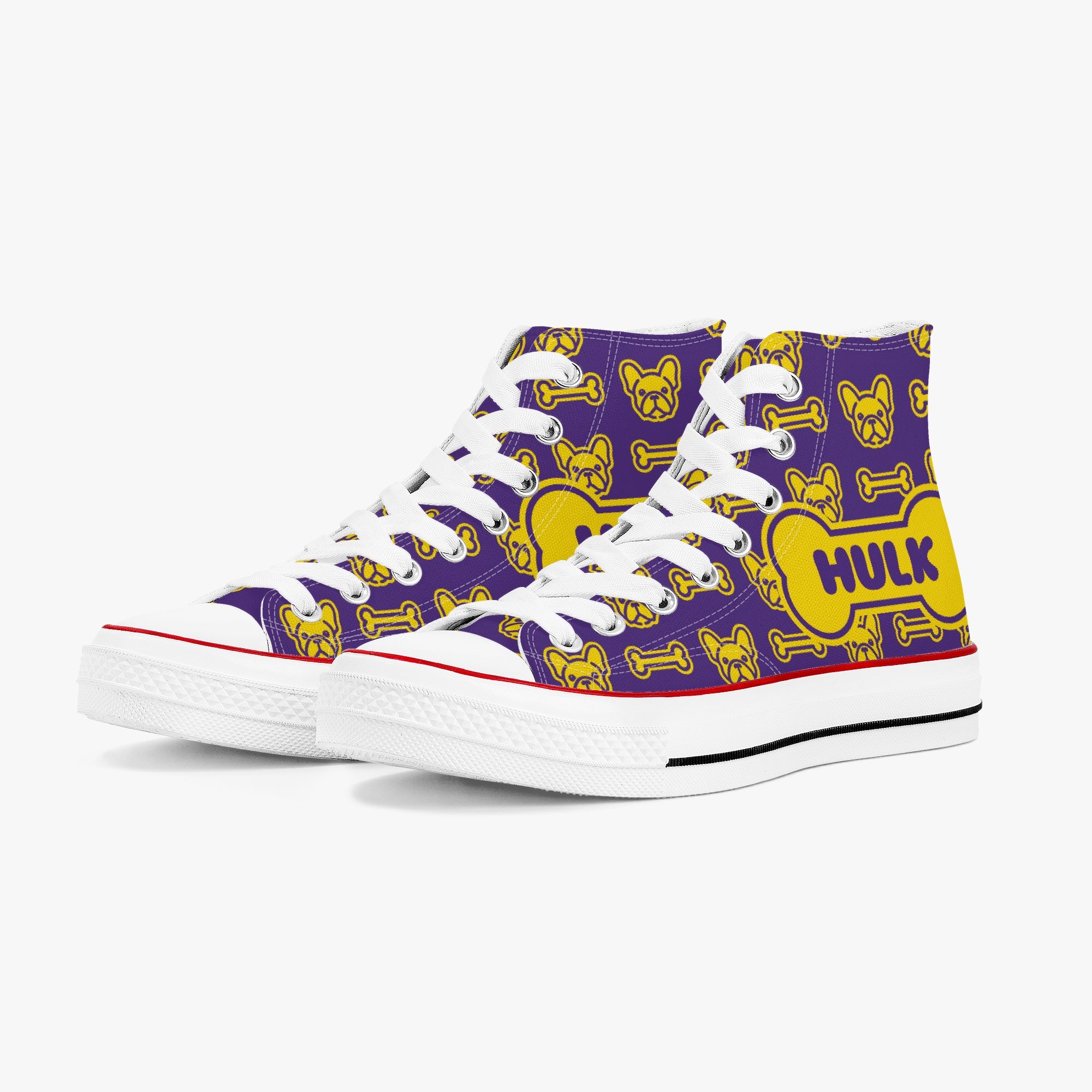 Theo - Personalized High-Top Canvas Shoes