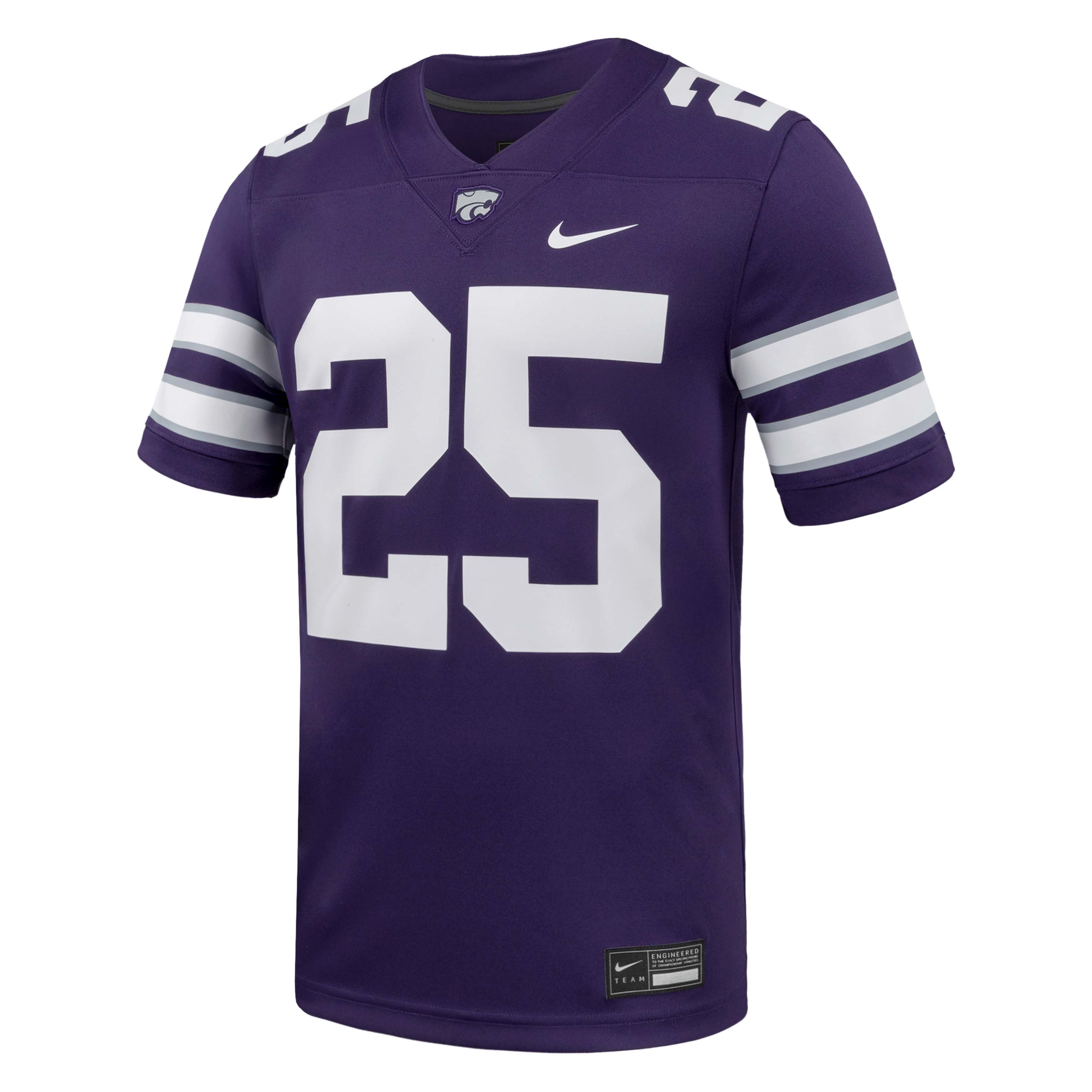 [NJP] Kansas State Wildcats Game Football Jersey - Purple