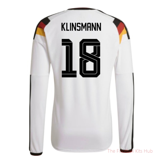 2026-2027 Germany Authentic Long Sleeve Home Shirt (Klinsmann 18)