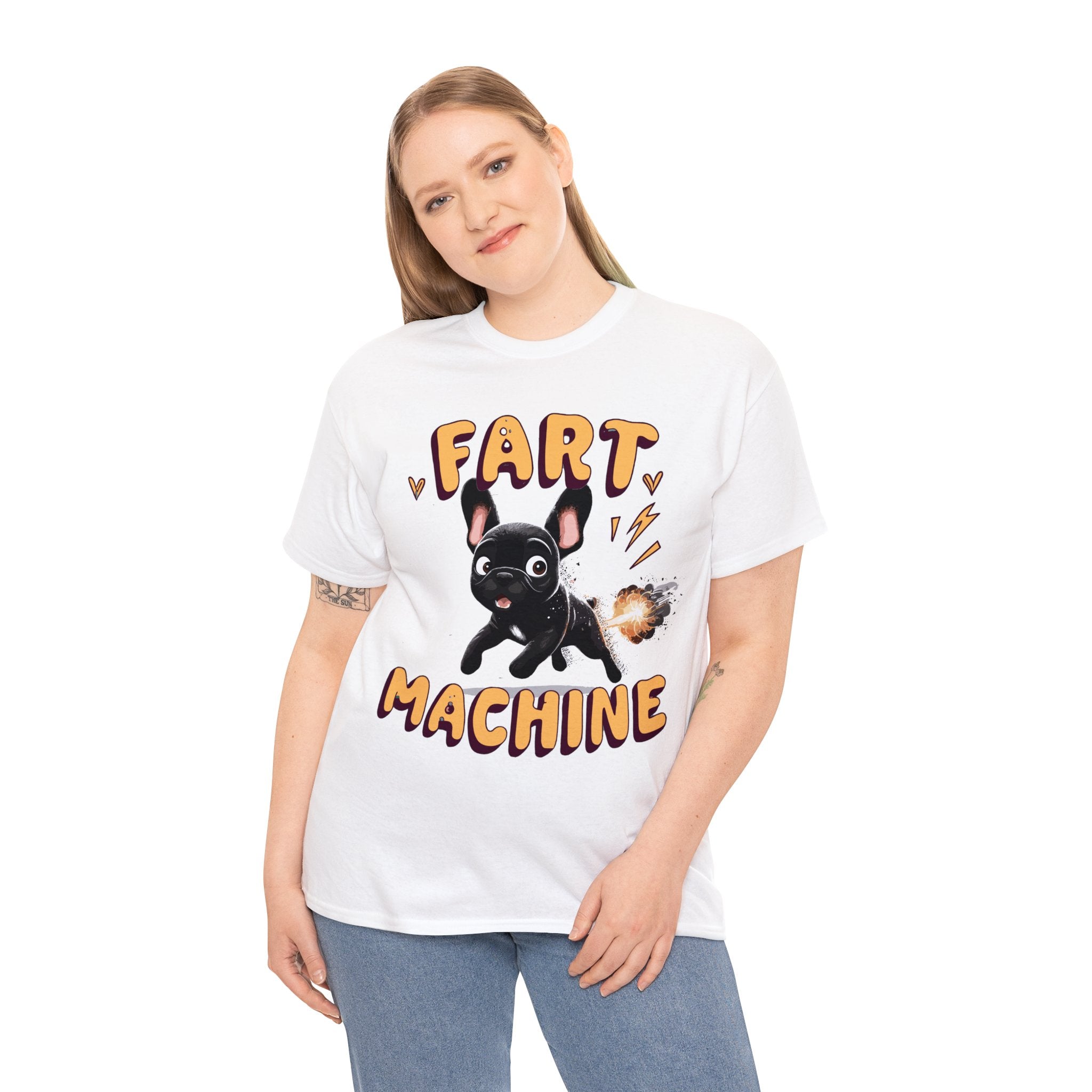 French Bulldog Fart Machine Unisex Tshirt Practical Pet Supply